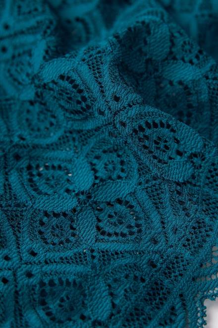 Intimissimi ženske 346j-teal modra spodnje perilo 2R8X863 nizke čipkaste hlačke