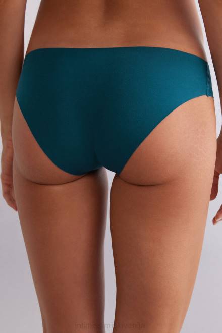 Intimissimi ženske 346j-teal modra spodnje perilo 2R8X899 bombažne hlačke iz neobdelanega kroja