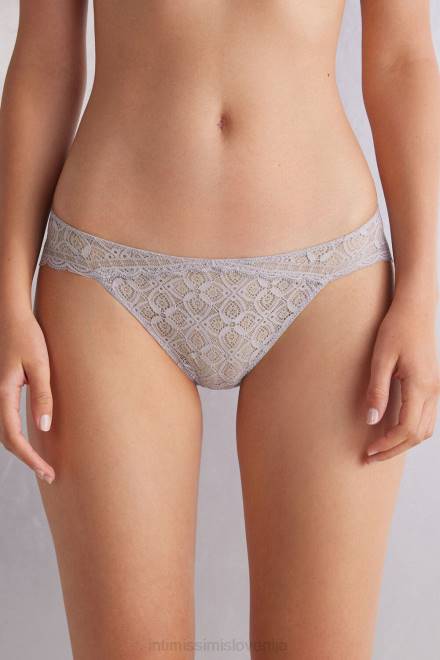Intimissimi ženske 347j-ledeno siva spodnje perilo 2R8X859 nizke čipkaste hlačke
