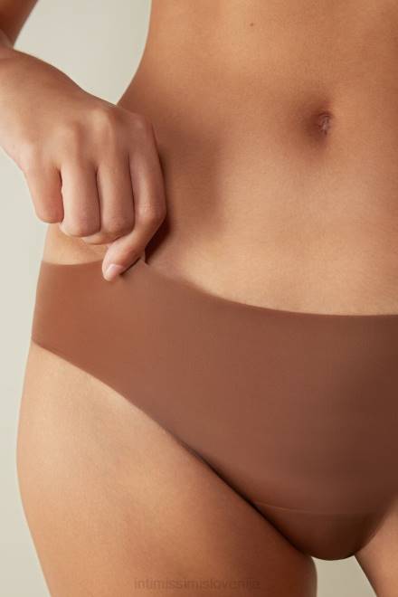 Intimissimi ženske 502i-temno bež spodnje perilo 2R8X1137 brezšivne oprijete spodnjice iz mikrovlaken