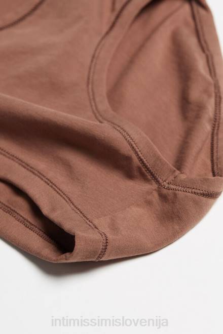 Intimissimi ženske 502i-temno bež spodnje perilo 2R8X1140 ultralahke bombažne hlačke supima