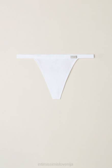Intimissimi ženske 001-bela spodnje perilo 2R8X1028 bombažne tangice s stranskimi naramnicami
