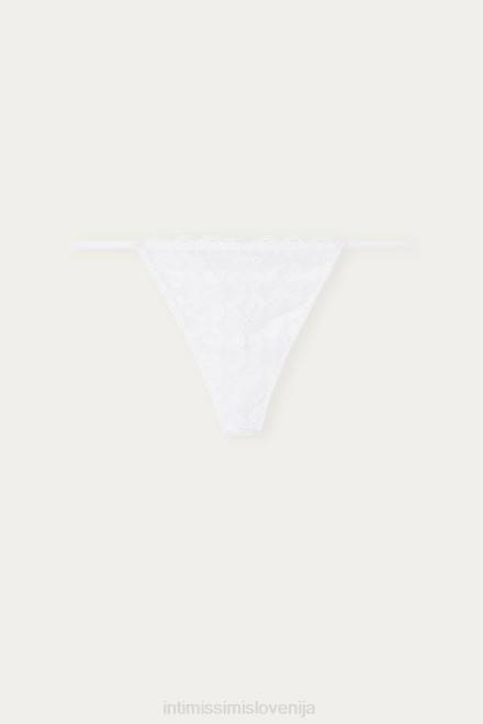 Intimissimi ženske 001-bela spodnje perilo 2R8X1092 čipkaste tangice s stranskimi naramnicami