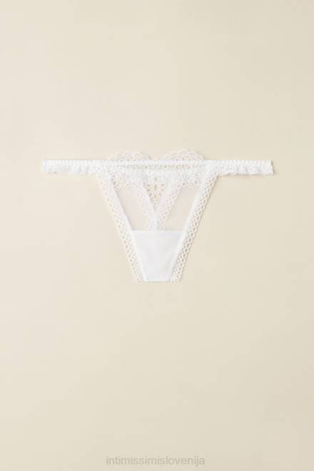Intimissimi ženske 001-bela spodnje perilo 2R8X932 brezčasne preproste tangice s stranskimi naramnicami