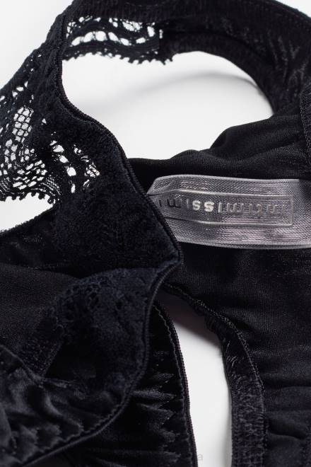Intimissimi ženske 019-črna spodnje perilo 2R8X1133 svilene in čipkaste vrvice