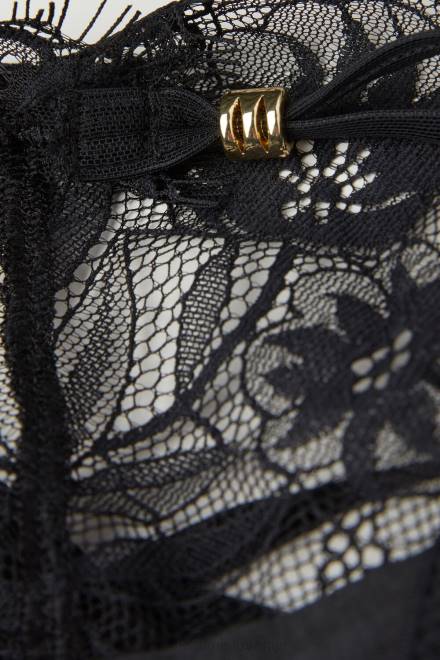 Intimissimi ženske 019-črna spodnje perilo 2R8X847 tangice s čutnimi cvetlicami