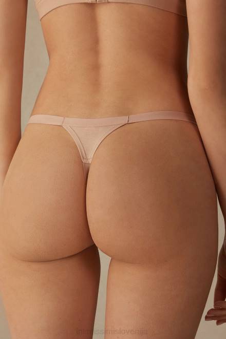 Intimissimi ženske 044-nežno bež spodnje perilo 2R8X1026 bombažne tangice s stranskimi naramnicami