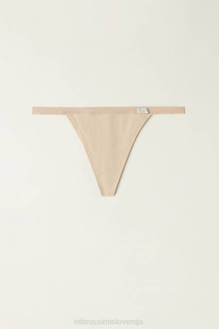 Intimissimi ženske 044-nežno bež spodnje perilo 2R8X1026 bombažne tangice s stranskimi naramnicami