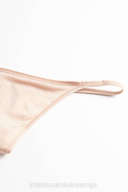 Intimissimi ženske 044-nežno bež spodnje perilo 2R8X1100 ultralahka vrvica iz mikrovlaken s stranskimi naramnicami