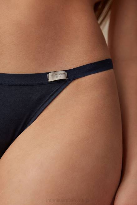 Intimissimi ženske 1467-intenzivno modra spodnje perilo 2R8X1023 bombažne tangice s stranskimi naramnicami