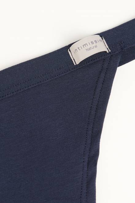 Intimissimi ženske 1467-intenzivno modra spodnje perilo 2R8X1023 bombažne tangice s stranskimi naramnicami