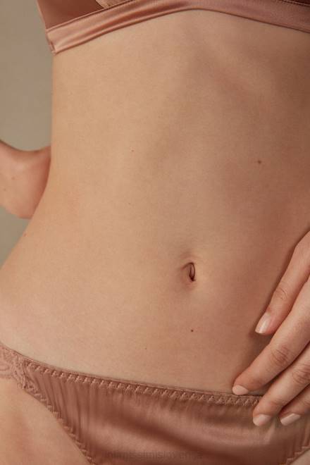Intimissimi ženske 163i-saten roza spodnje perilo 2R8X1131 svilene in čipkaste vrvice