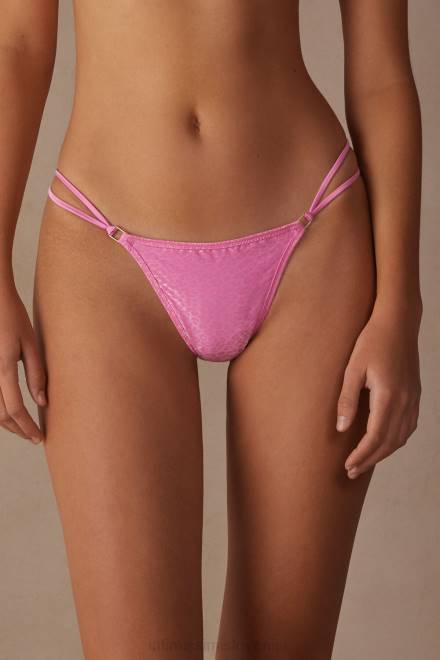 Intimissimi ženske 207j-bonboni roza spodnje perilo 2R8X957 kul minimalistične tangice s stranskimi naramnicami