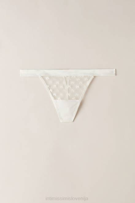 Intimissimi ženske 2127-prašno bela spodnje perilo 2R8X969 love cadeau tangice s stranskimi naramnicami