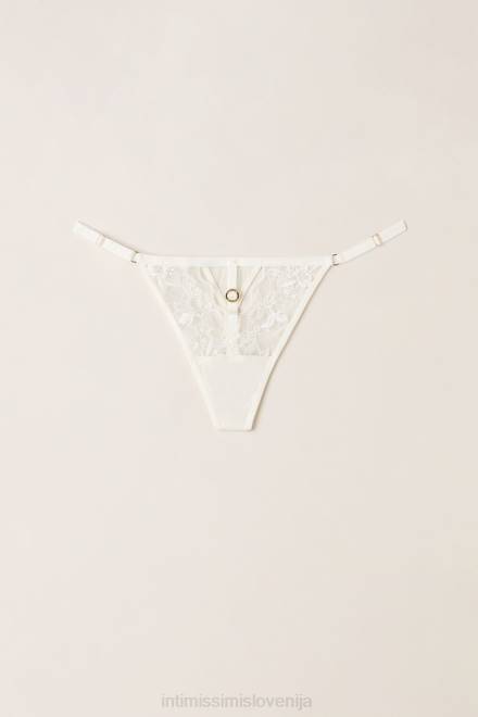 Intimissimi ženske 2127-prašno bela spodnje perilo 2R8X997 tangice neustrašne ženstvenosti s stranskim delom
