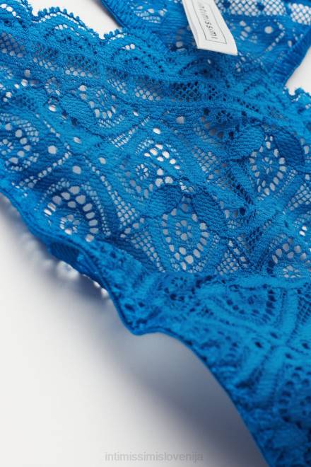 Intimissimi ženske 328j-mornarsko modra spodnje perilo 2R8X917 čipkaste tangice s stranskimi naramnicami