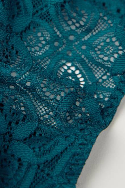 Intimissimi ženske 346j-teal modra spodnje perilo 2R8X901 čipkaste tangice s stranskimi naramnicami