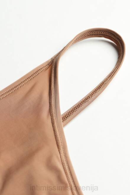 Intimissimi ženske 417i-srednje bež spodnje perilo 2R8X1093 ultralahka vrvica iz mikrovlaken s stranskimi naramnicami