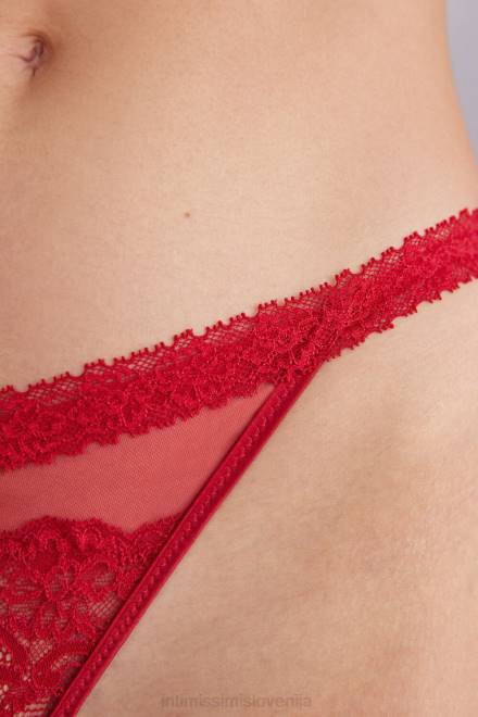 Intimissimi ženske 9888-rdeč pečatni vosek spodnje perilo 2R8X850 sinful fantasies tangice v stilu 80-ih