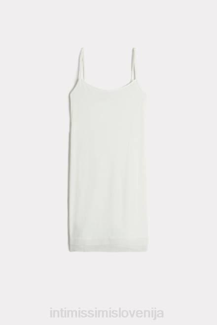 Intimissimi ženske 2127-prašno bela oblačila 2R8X1256 nastavek iz mikrovlaken z žoržetom