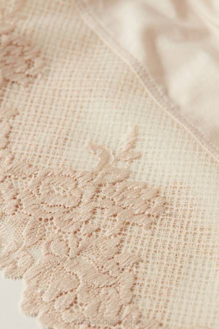 Intimissimi ženske 2280-roza svila oblačila 2R8X1226 lepe rože modal slip