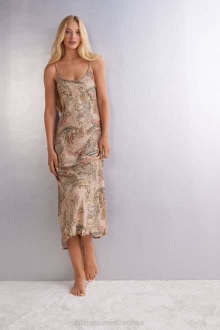 Intimissimi ženske 342j-st.zlata boginja oblačila 2R8X1203 kompleti iz satena iz viskoze golden goddess