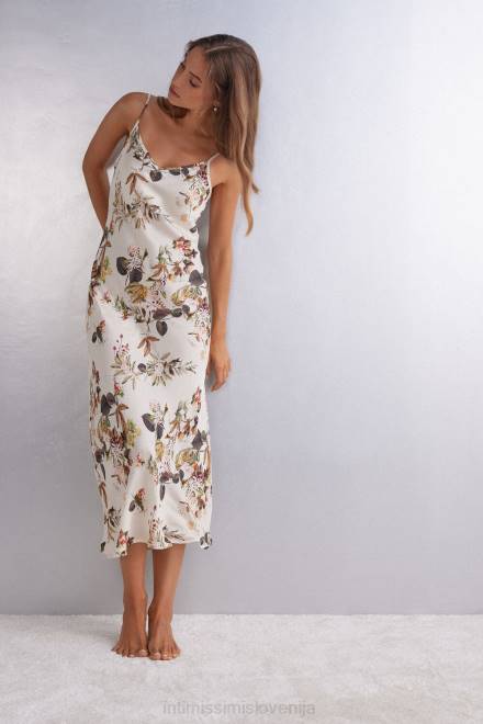 Intimissimi ženske 999i-st.jesenska botanika oblačila 2R8X1211 jesenski botanični dolgi slip iz viskoze