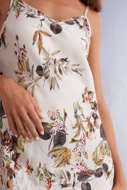 Intimissimi ženske 999i-st.jesenska botanika oblačila 2R8X1211 jesenski botanični dolgi slip iz viskoze