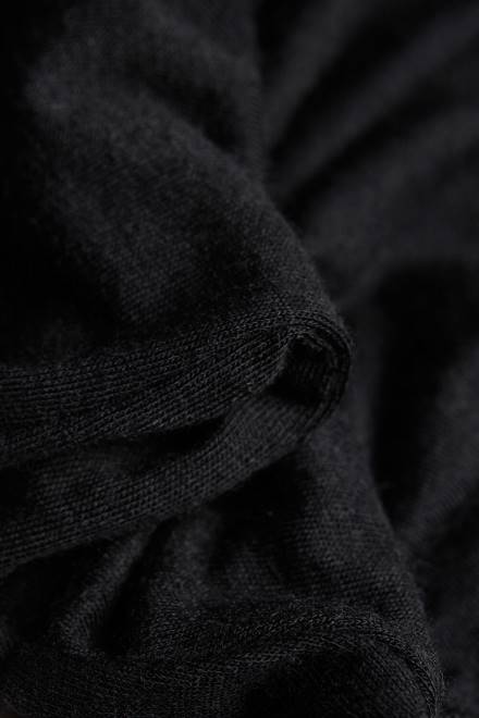 Intimissimi ženske 019-črna oblačila 2R8X1378 ultralahek modal z ohišjem z visokim ovratnikom iz kašmirja