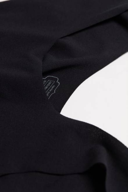 Intimissimi ženske 019-črna oblačila 2R8X1427 bombažni bodi z okroglim izrezom Supima