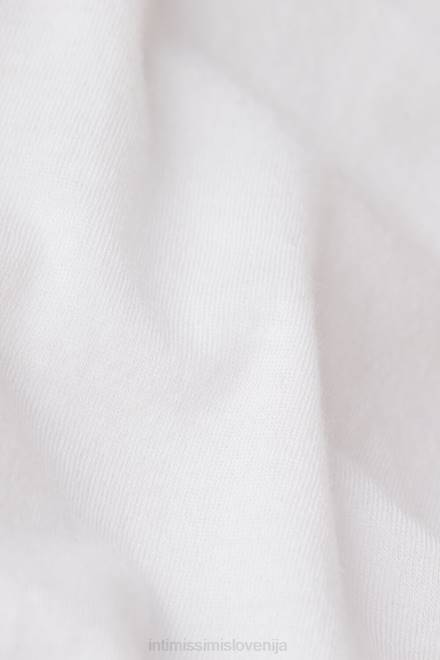 Intimissimi ženske 001-bela oblačila 2R8X1353 modalni ultralahki top z visokim ovratnikom iz kašmirja