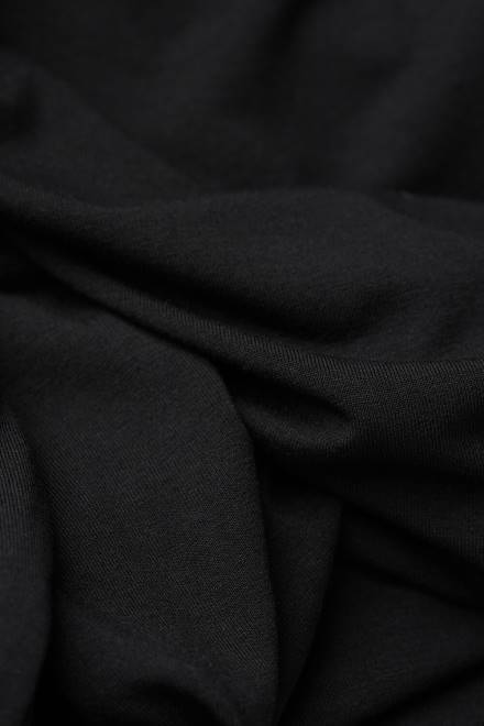 Intimissimi ženske 019-črna oblačila 2R8X1359 mikromodalen zgornji del z dolgimi rokavi in ​​ladjastim izrezom