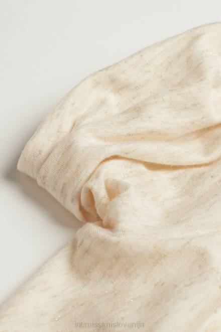 Intimissimi ženske 843i-umazano bel hrom oblačila 2R8X1381 lahek modal z zgornjim delom z visokim ovratnikom iz hromega kašmirja