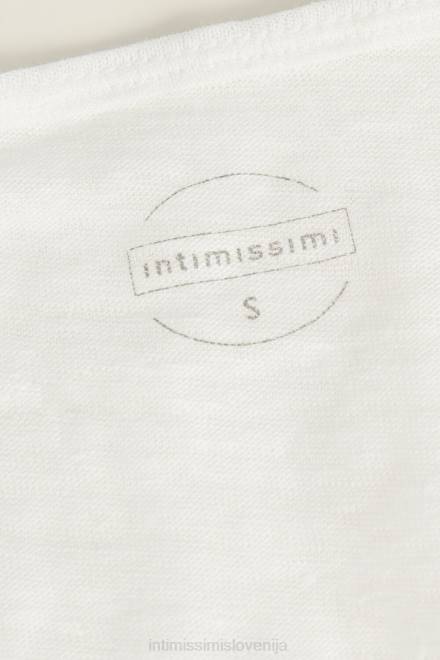 Intimissimi ženske 001-bela oblačila 2R8X1311 kamisol iz lanu