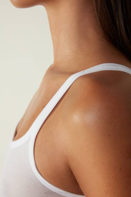 Intimissimi ženske 001-bela oblačila 2R8X1389 ultralahek top iz bombaža supima