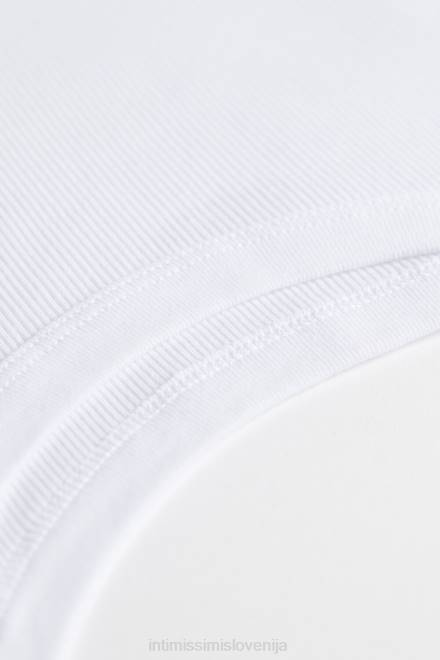 Intimissimi ženske 001-bela oblačila 2R8X1462 top brezrokavnik iz bombaža dirkača Supima