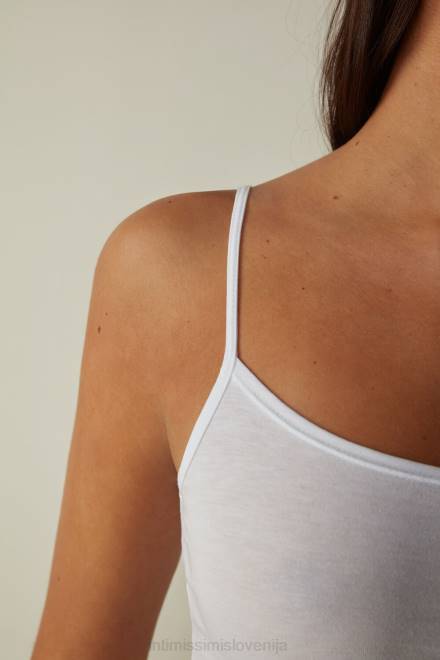 Intimissimi ženske 001-bela oblačila 2R8X1463 bombažni brezrokavnik ultrafresh supima
