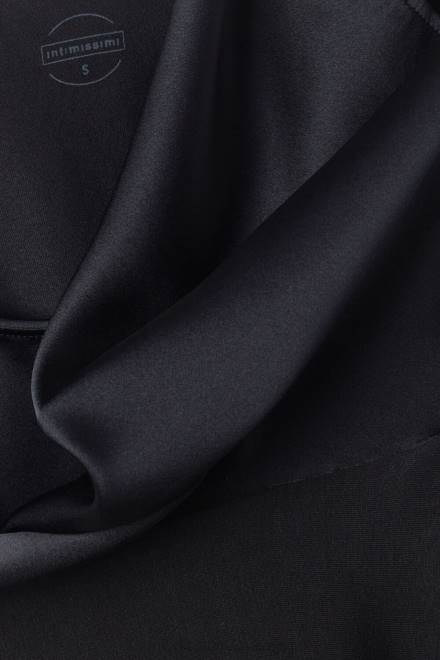 Intimissimi ženske 019-črna oblačila 2R8X1367 brezrokavnik iz svile in modala