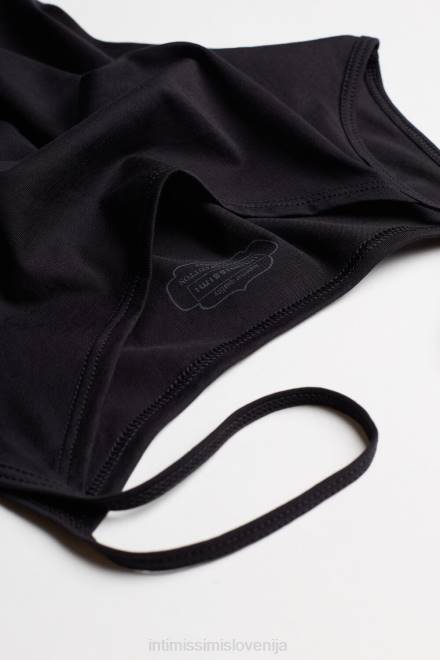 Intimissimi ženske 019-črna oblačila 2R8X1464 bombažni brezrokavnik ultrafresh supima