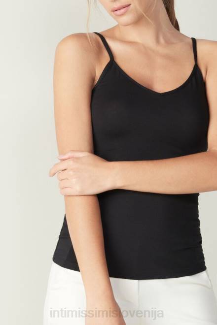 Intimissimi ženske 019-črna oblačila 2R8X1468 modalni vrh