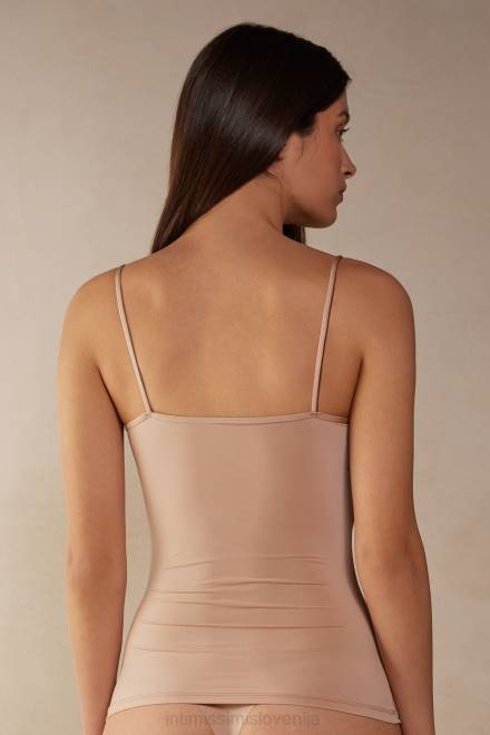 Intimissimi ženske 044-nežno bež oblačila 2R8X1276 ultralahek zgornji del iz mikrovlaken