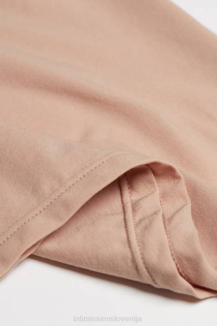 Intimissimi ženske 044-nežno bež oblačila 2R8X1411 ultralahek top iz bombaža supima