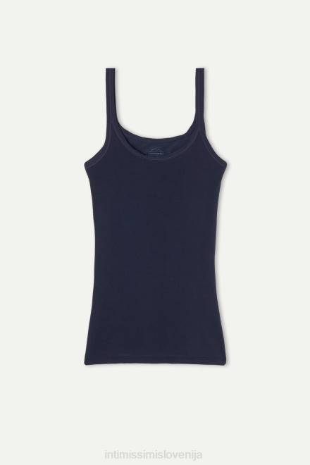 Intimissimi ženske 1467-intenzivno modra oblačila 2R8X1390 ultralahek top iz bombaža supima