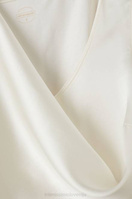 Intimissimi ženske 2127-prašno bela oblačila 2R8X1369 brezrokavnik iz svile in modala