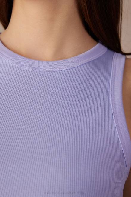 Intimissimi ženske 212j-sladka sivka oblačila 2R8X1286 rebrasti bombažni telovnik supima