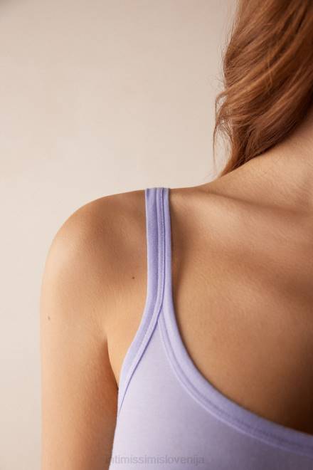 Intimissimi ženske 212j-sladka sivka oblačila 2R8X1328 zgornji del z naramnicami iz naravnega bombaža