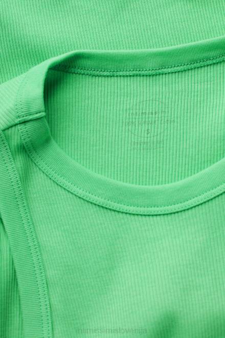 Intimissimi ženske 218j-jabolčna meta oblačila 2R8X1285 rebrasti bombažni telovnik supima