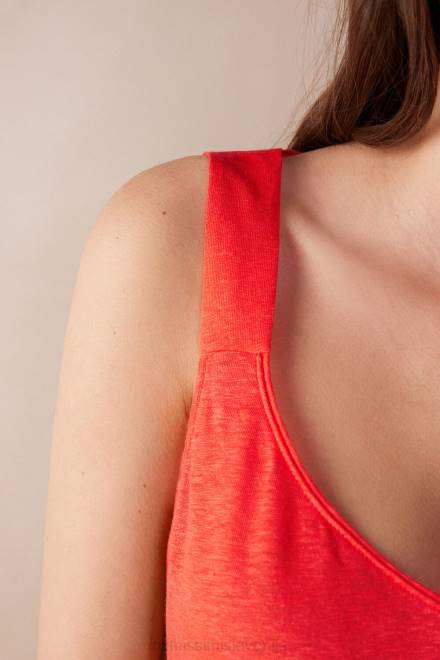 Intimissimi ženske 219j-plamen škrlat oblačila 2R8X1303 kamisol iz lanu