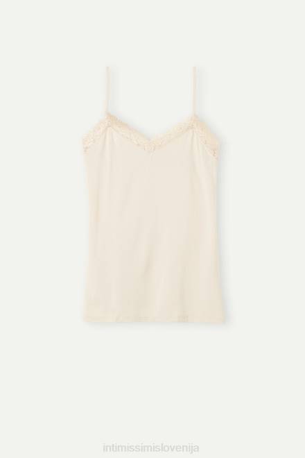 Intimissimi ženske 2280-roza svila oblačila 2R8X1354 modalni top s čudovitimi rožami