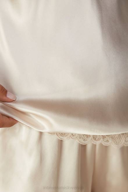 Intimissimi ženske 2280-roza svila oblačila 2R8X1477 vrh iz čipke in svile